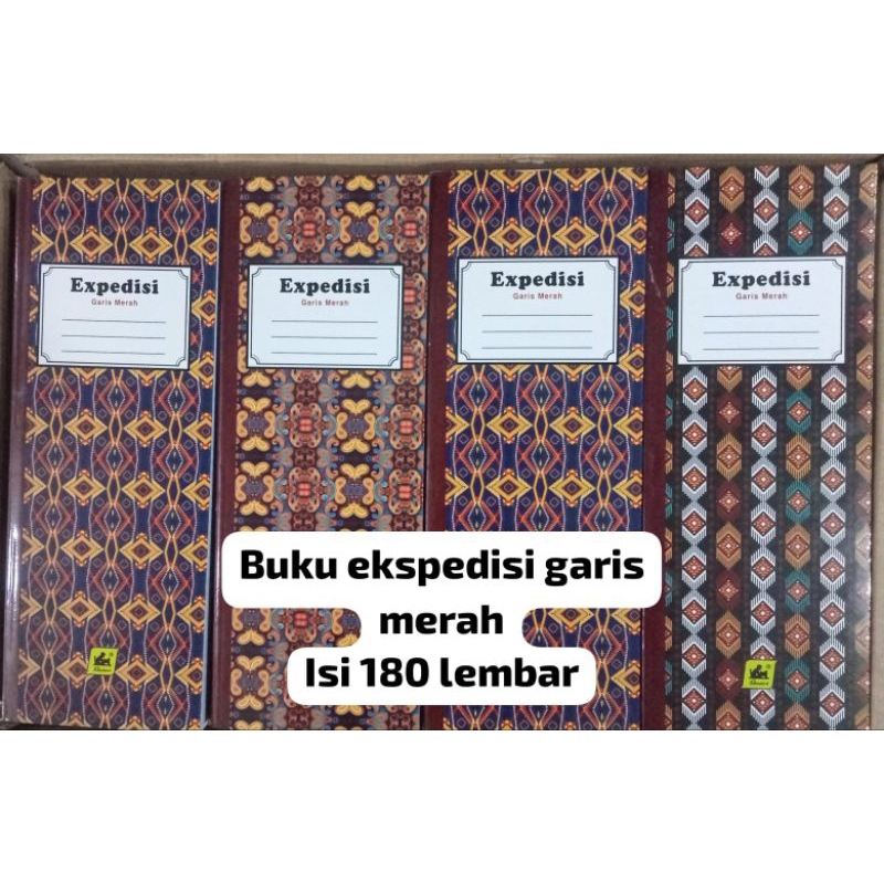 

buku expedisi garis merah isi 180 lembar