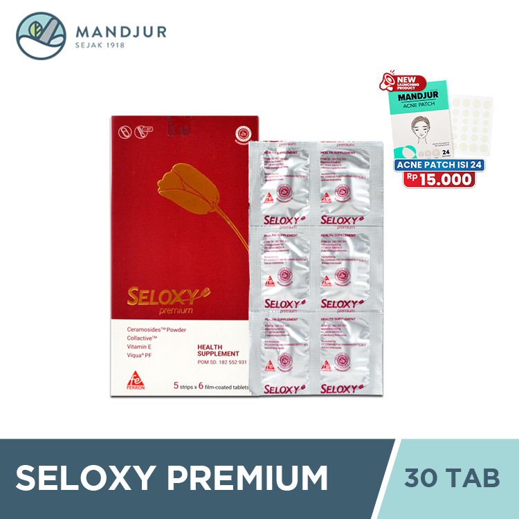 Seloxy Premium Dus Isi 5 Strip - Vitamin Kulit Anti Aging Anti Wrinkle