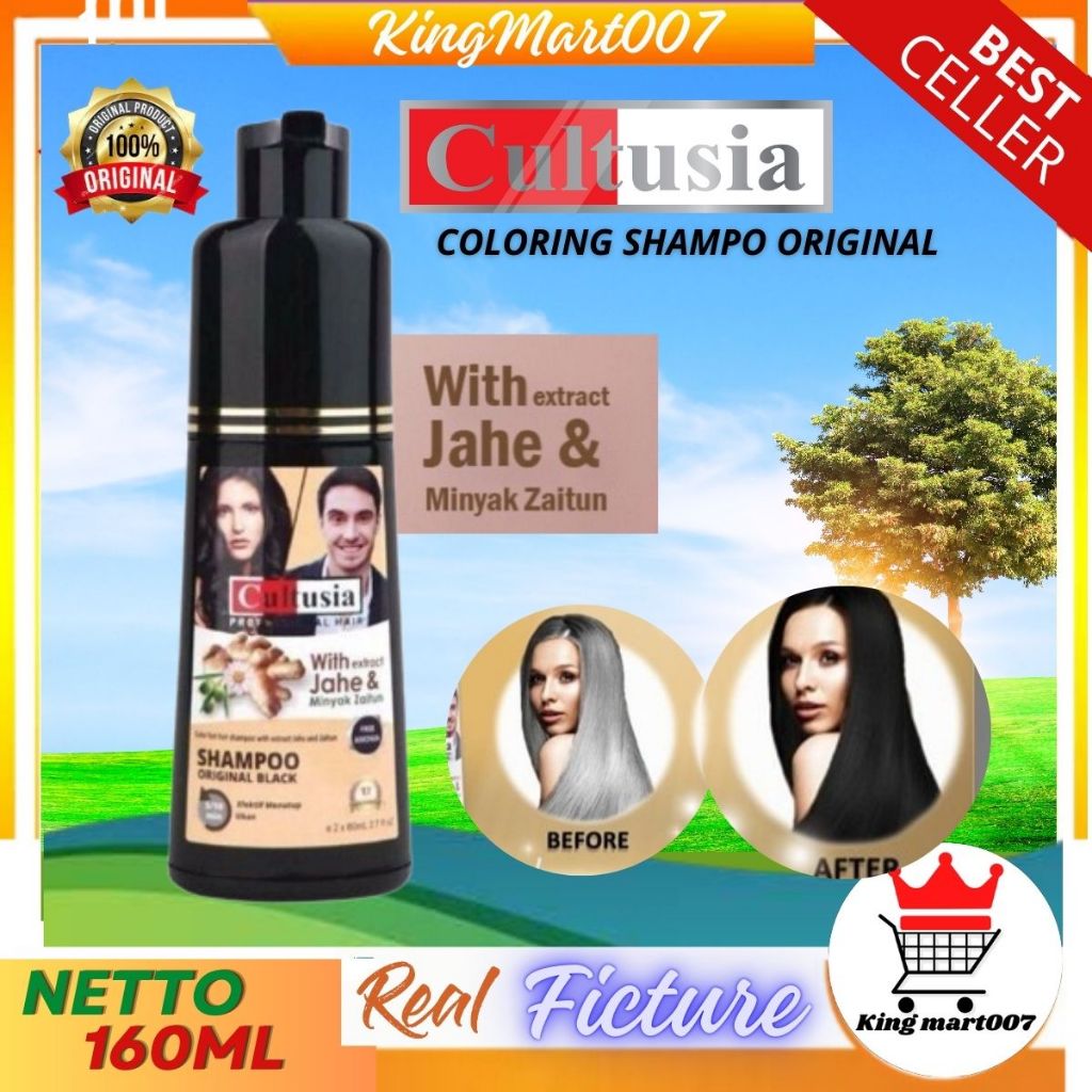 Cultusia Shampoo Penghilang uban instan ampuh