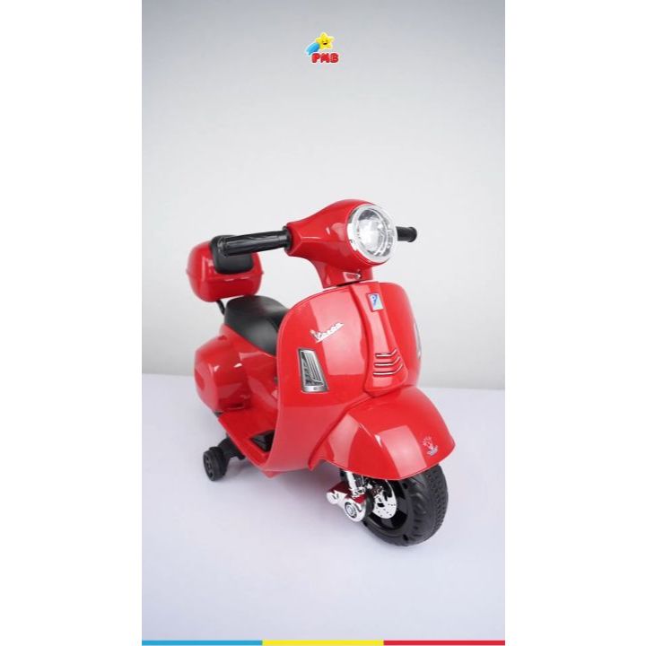 Mainan Anak Motor Aki Vespa Vintage Classic PMB M399 M788 Box M 788 vespa licensed motokids