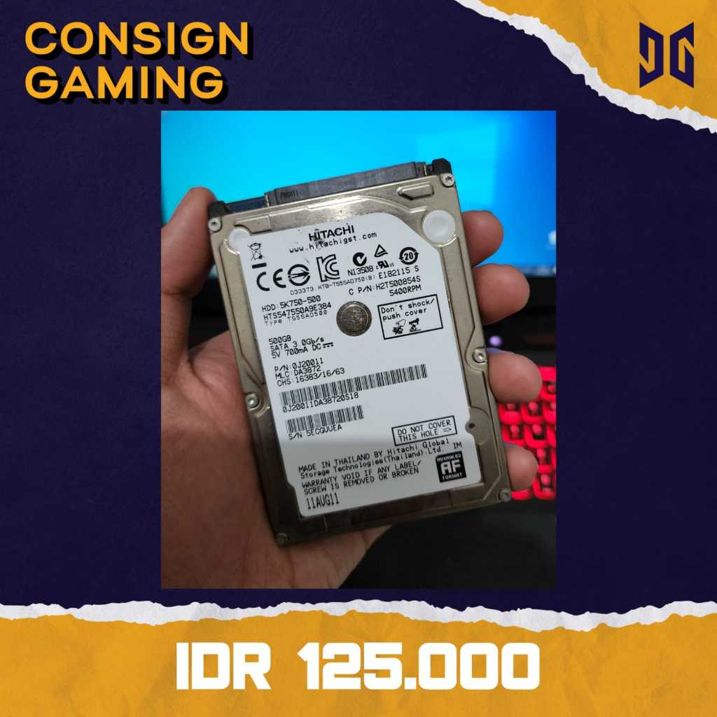 HDD HITACHI 500GB ( CODE : EF066 )