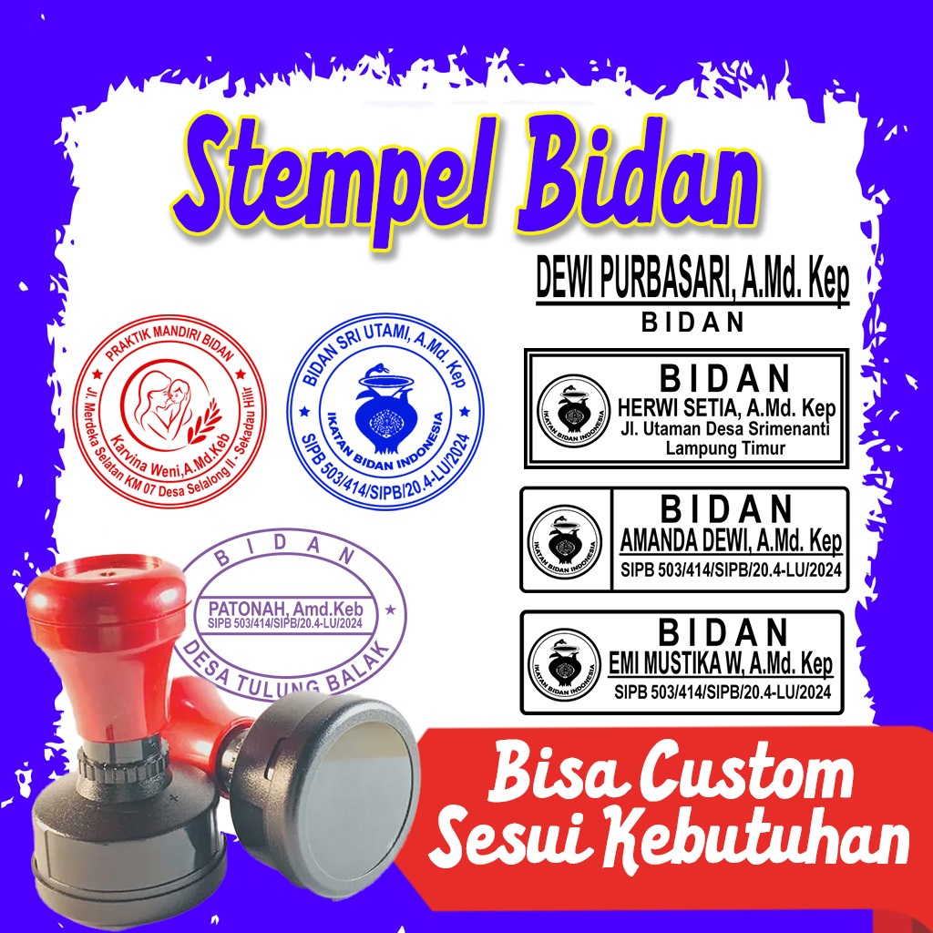

Stempel Bidan / Stempel Bidan Praktek Mandiri