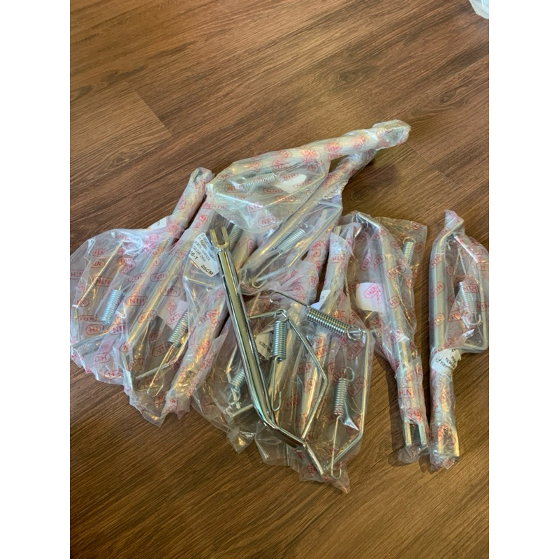 Standar Samping Chrome Ring 17 NTH Import Honda Beat Vario Scoopy Genio Supra Grand Blade Revo Dll