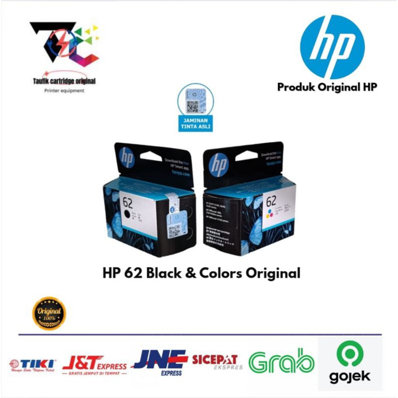Tinta HP 62 Black & Colors Original Ink Advantage
