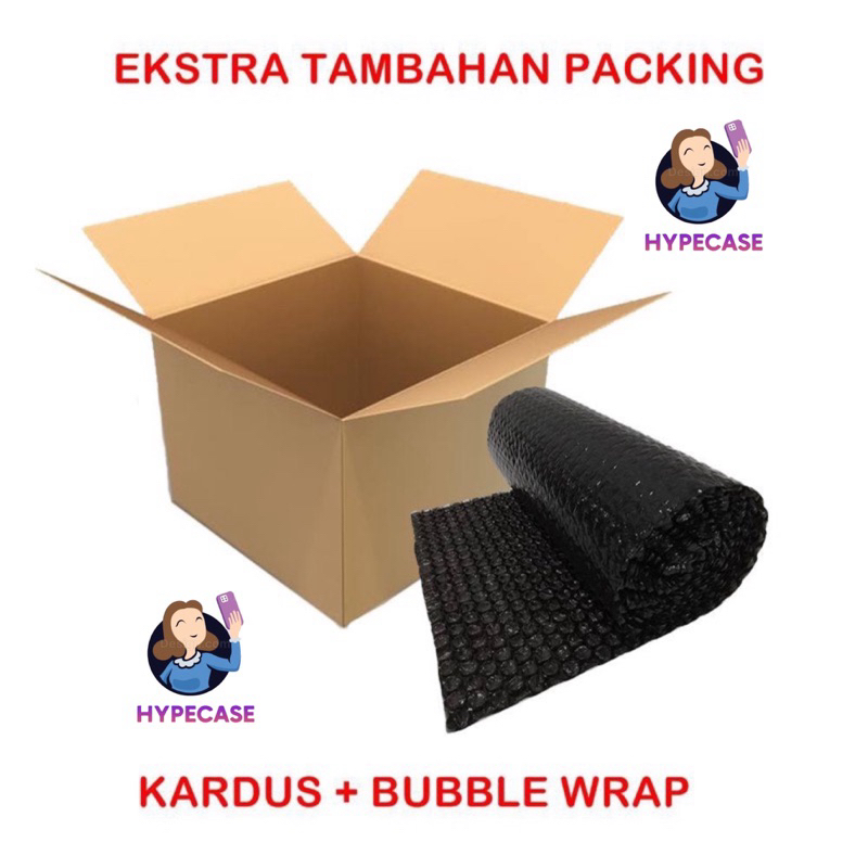 

Tambahan packing dengan Bubble Wrap supaya paket lebih aman