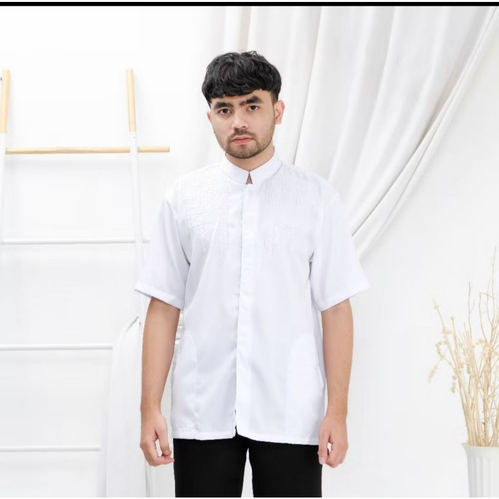 Baju koko dewasa Al-Amin lengan pendek termurah kualitas terbaik