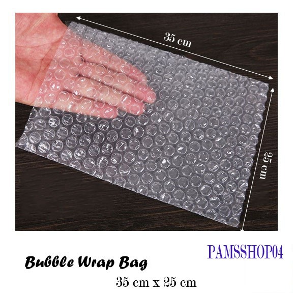 

Bubble Wrap Bag 35 cm x 25 cm, isi 50 pcs Bubblewrap Bag Premium Bening Muliapack Kantong bubble