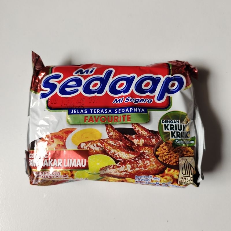 Mie Sedap Goreng Sambal Hijau/Ayam Krispi/ayam limau