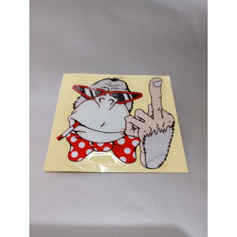 

stiker gambar monky kaca mata