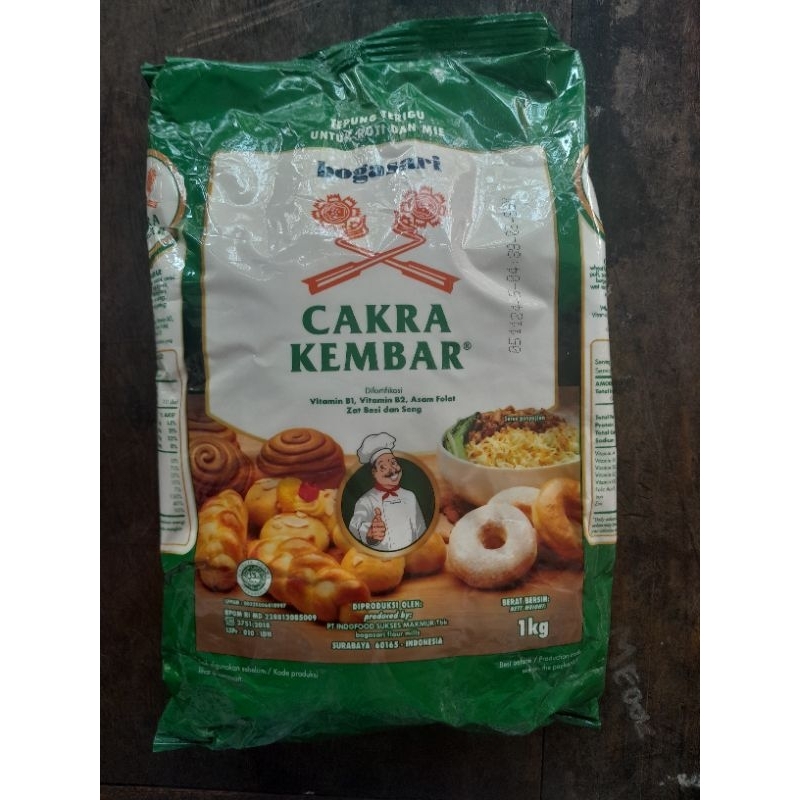 

TEPUNG TERIGU CAKRA KEMBAR BOGASARI 1 kg