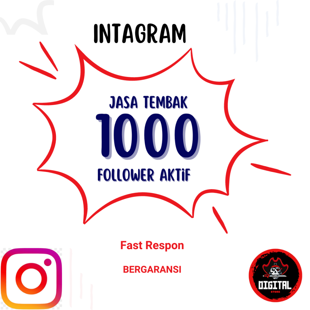 1000 followers ig aktif Termurah Bergaransi