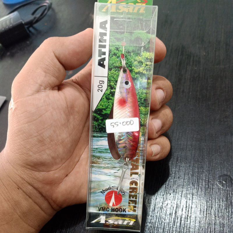 Spoon Asari Atima umpan casting mahseer