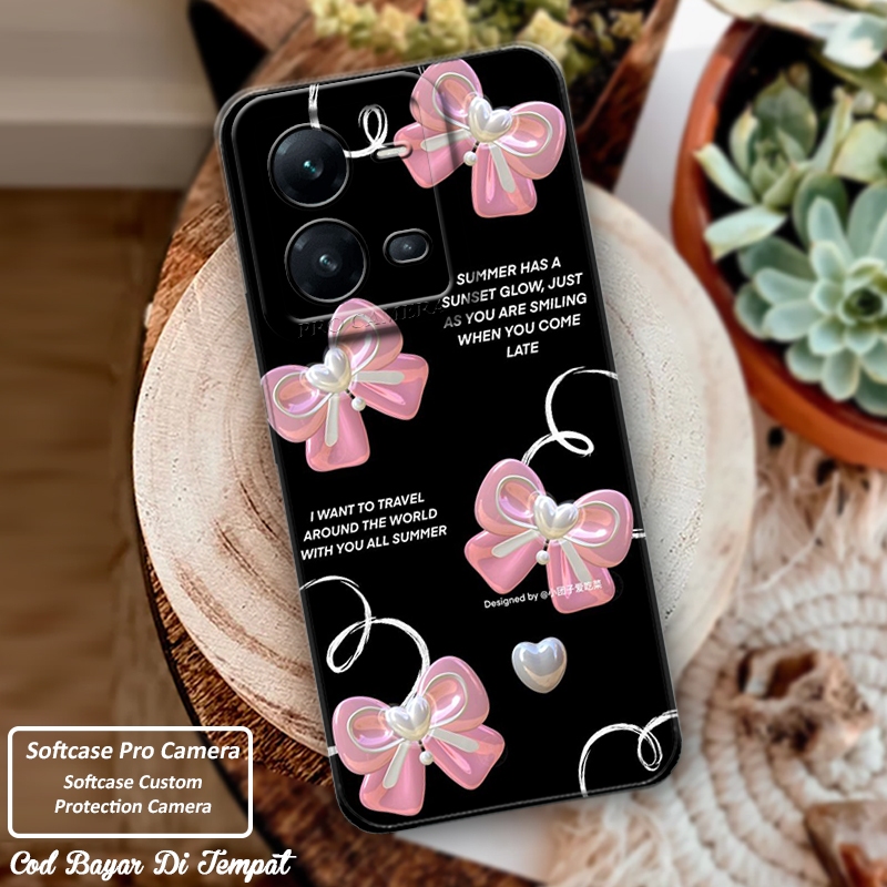 Softcase Cassing Case Hp VIVO V25 5G - VIVO V25E Series Pro Camera GB13 SWEET CASE WAVE New Terbaru 