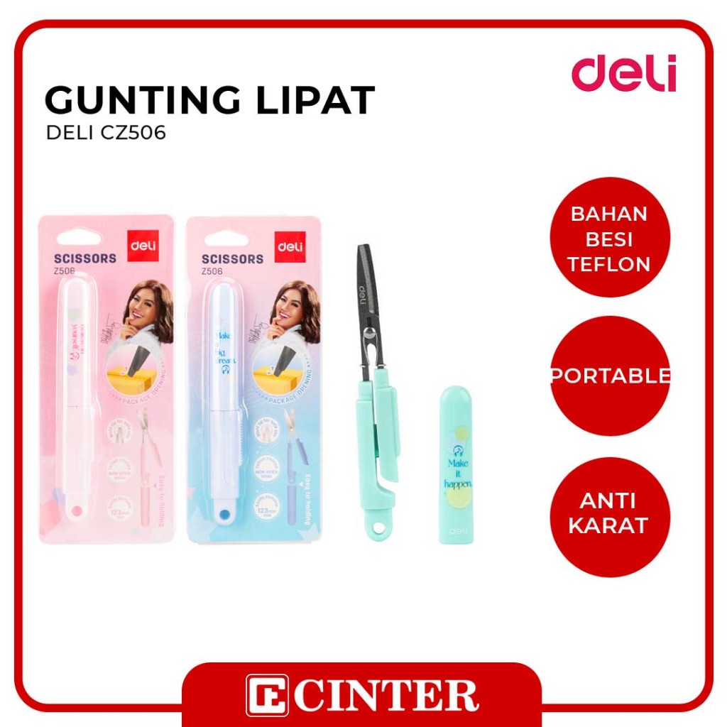 

DELI - Gunting Portable CZ506 123Mm Special Agnes Mo Edition