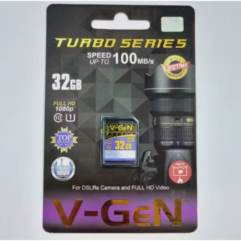memori Memory Sd Card VGEN 32GB For camera digital dslr handycam