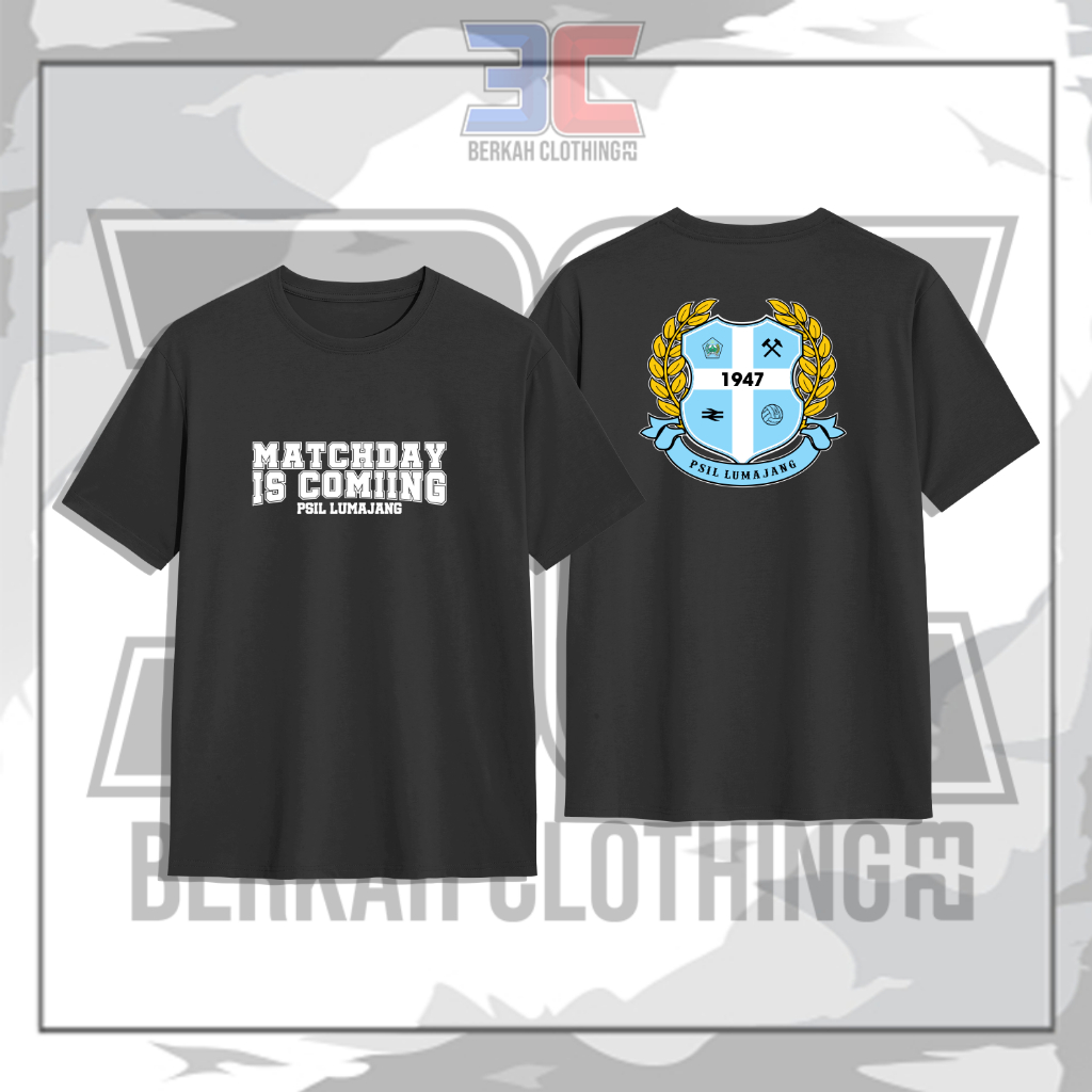 Kaos Baju Suporter PSIL Lumajang 1947 "Match Day Is Coming"