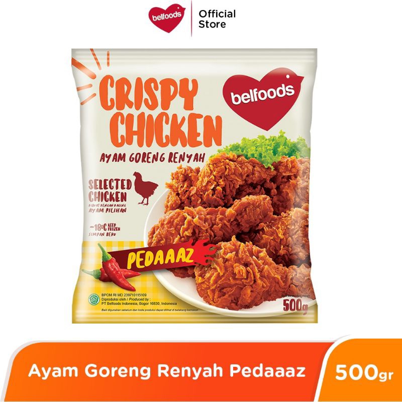 

Belfoods Crispy Chicken Pedaaaz 500gr
