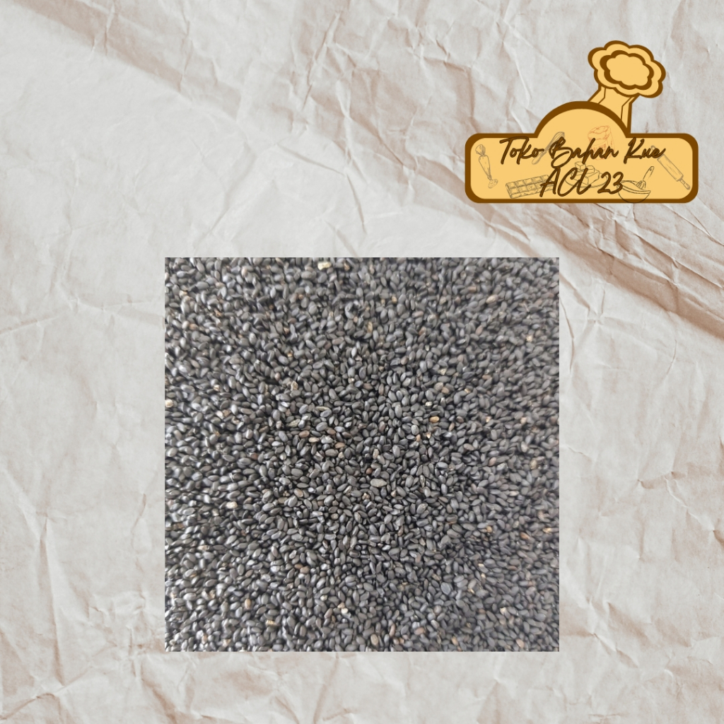 

Biji Wijen Hitam/Wijen Mentah Goma/Raw Sesame Seed/Black Sesame Seeds 1 Kg 500gr 250gr 100gr