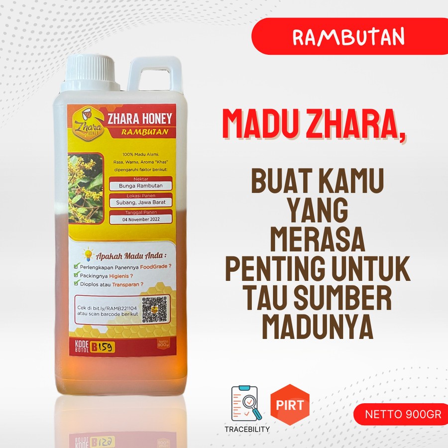 

Madu Rambutan by Zhara Honey 100% ASLI