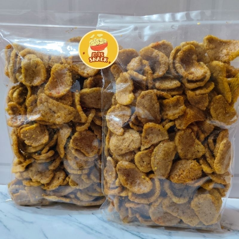 

KERUPUK JENGKOL PEDAS JELETOT 170GR/KERUPUK SEBLAK/SNACK KILOAN