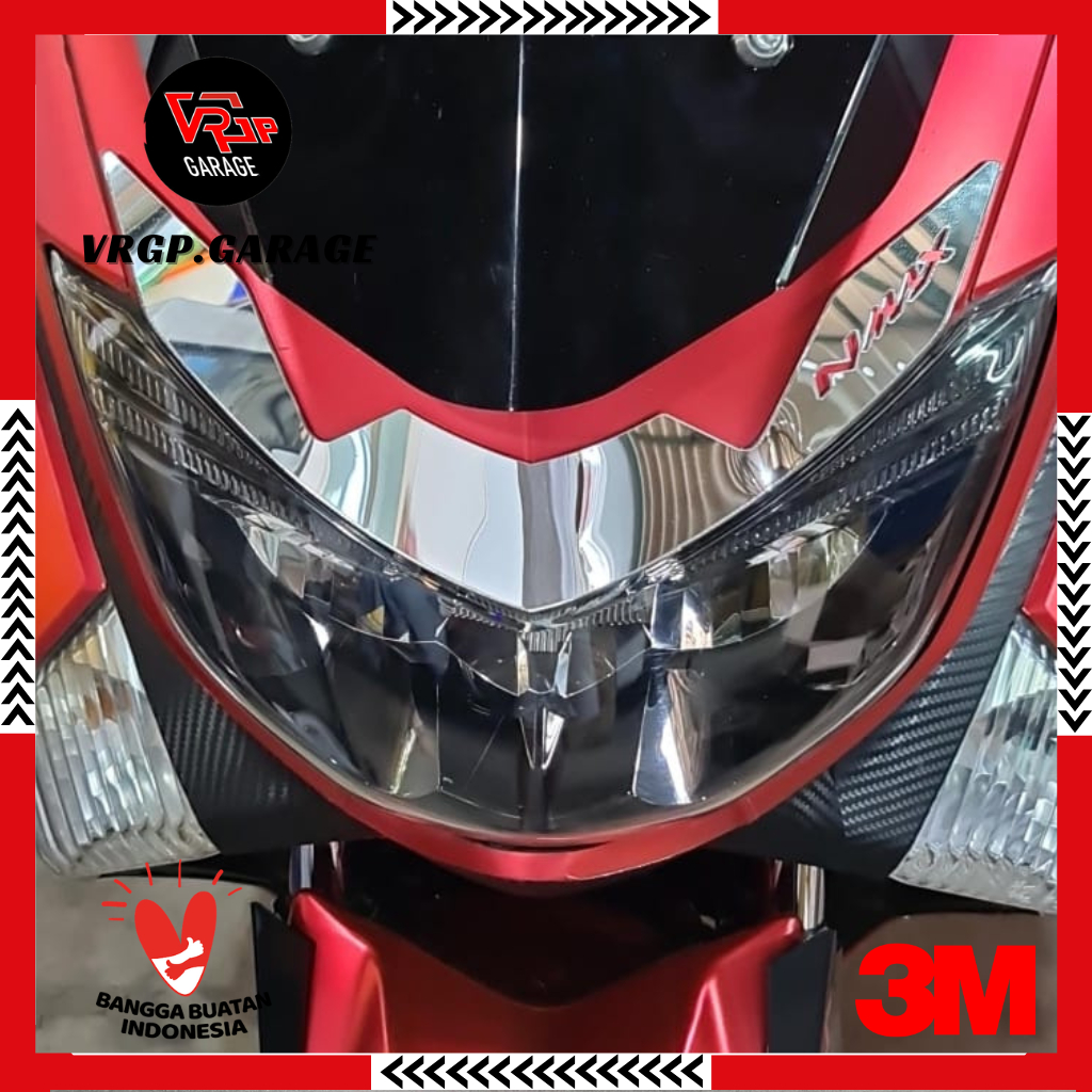 VRGP GARNIS LAMPU DEPAN NMAX OLD/ GARNISH LAMPU DEPAN YAMAHA NMAX OLD/ AKSESORIS MURAH NMAX