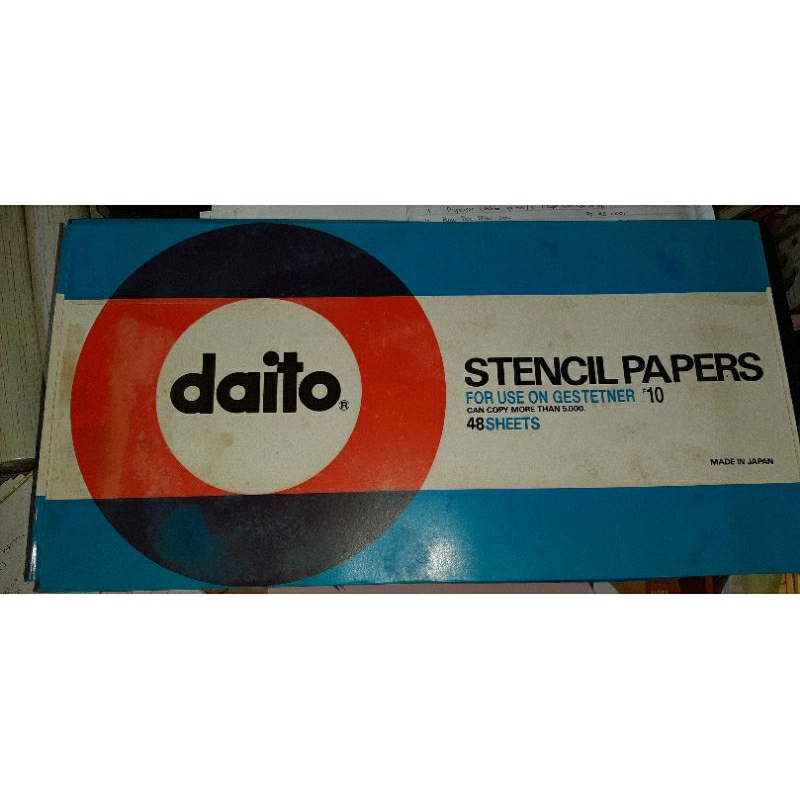 

Daito Stencil Papers 48 lbr 10