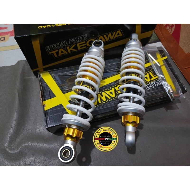 shockbreaker shock belakang TAKEGAWA ukuran 280mm/shock belakang takegawa