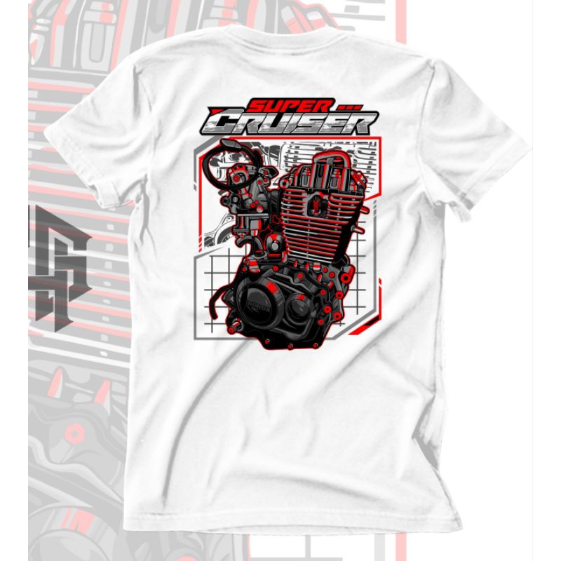 Kaos Honda Tiger Super Cruiser Tiger tilas & Tiger revo