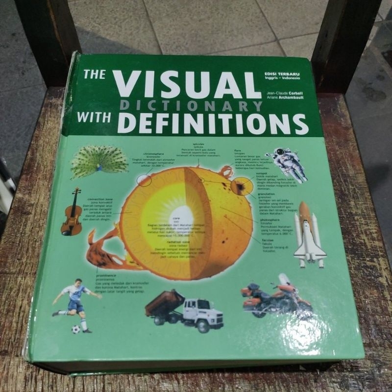 BUKU THE VISUAL DICTIONARY WITH DEFINITIONS  (ORIGINAL DAN WARNA)