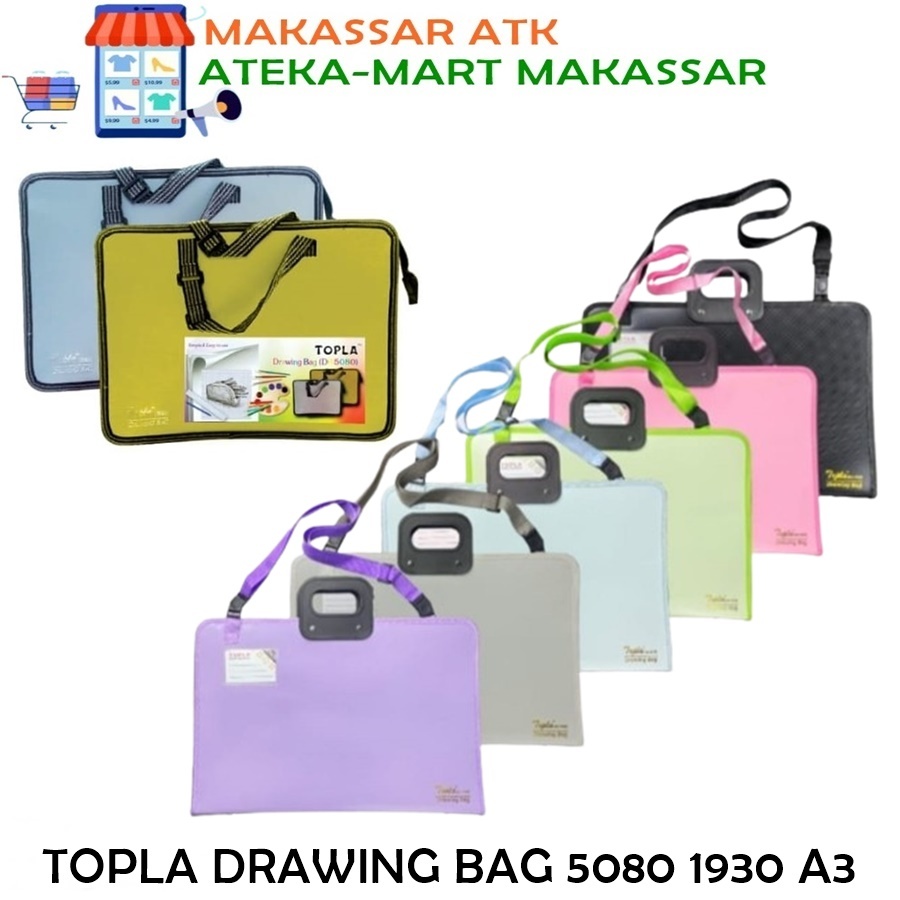 

[1PCS] TOPLA DRAWING BAG 5080 1930 A3 TAS GAMBAR MAP RESLETING