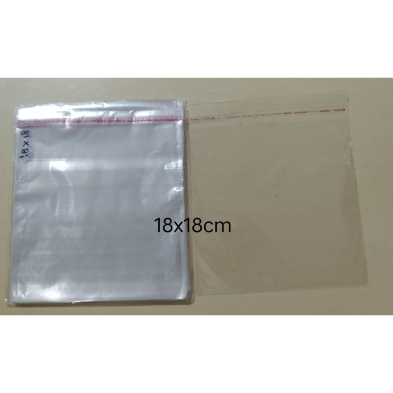 

Plastik Opp Lem Ukuran 18x18cm Jual Per pcs