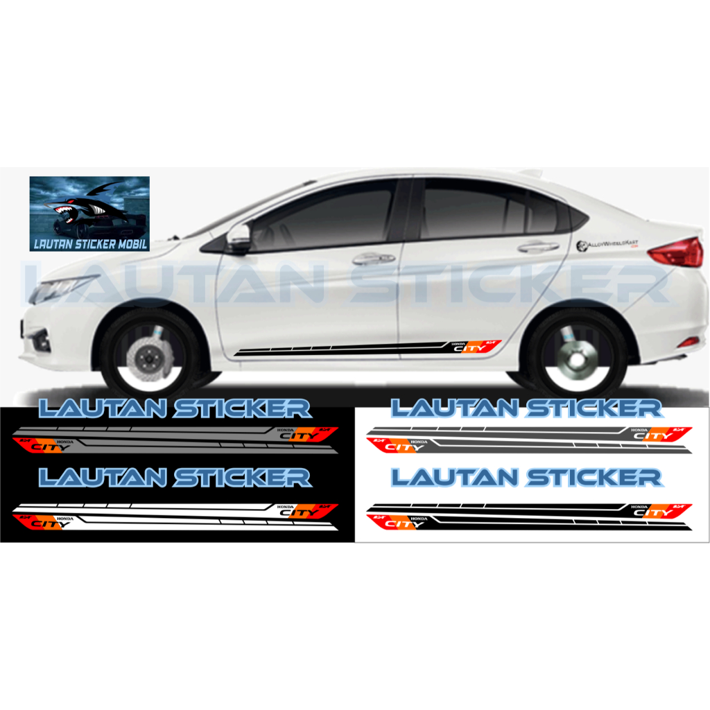 cutting stiker mobil honda city stiker list mobil city