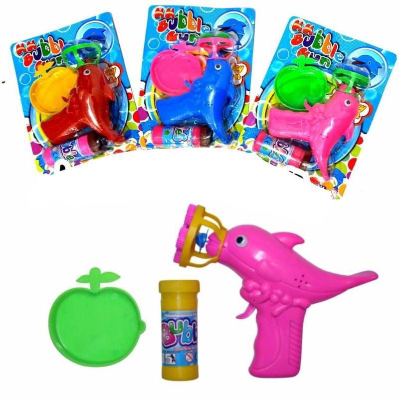Mainan Bubble Gun 5 Mata / Mainan Gelembung Air