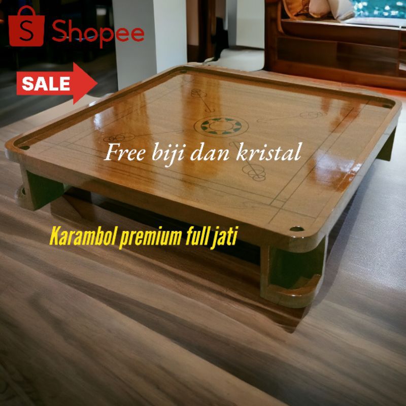 Karambol yg lagi viral dan ngetren di indonesia tahun ini dengan menggunakan bahan full kayu jati as