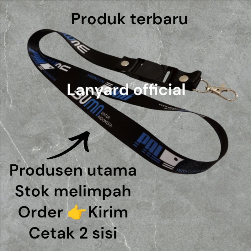 

Lanyard / Tali id card Bumn Pal (READY STOCK) Termurahh!! Produsen Utama!!