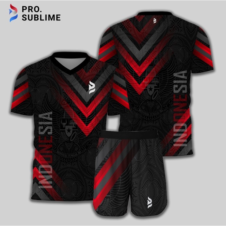 Jersey Kaos HUT Kemerdekaan RI 03 Dirgahayu Indonesia Merah Putih   - Kaos Merah Putih - Jersey Futs