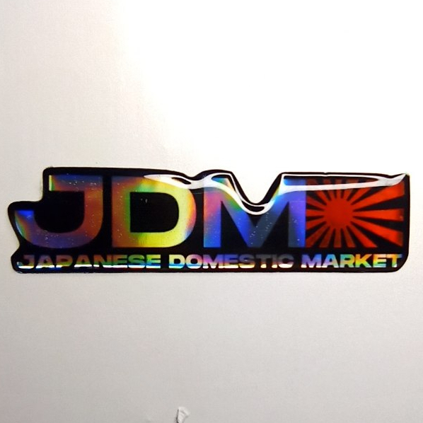 

Sticker Timbul JDM Stiker Hologram 3D Emblem