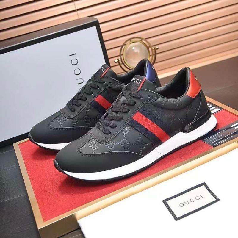 SEPATU SNEAKERS PRIA GUCCI IMPORT BRANDED