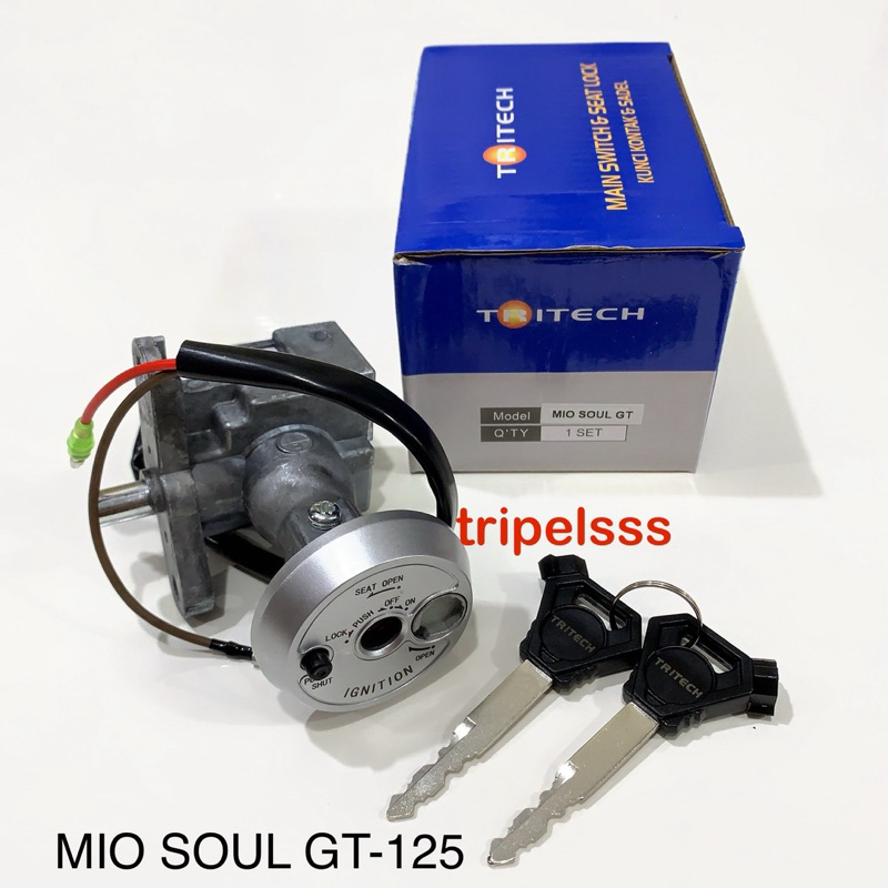Kunci kontak set kunci jok Mio Soul GT 125 / Aerox 125 / Xride 125 / Xeon GT