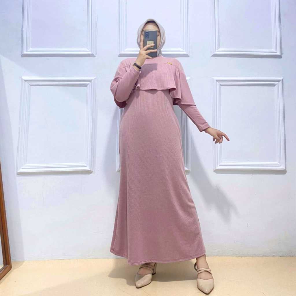 Maura Dress Knit Model Duyung Wanita