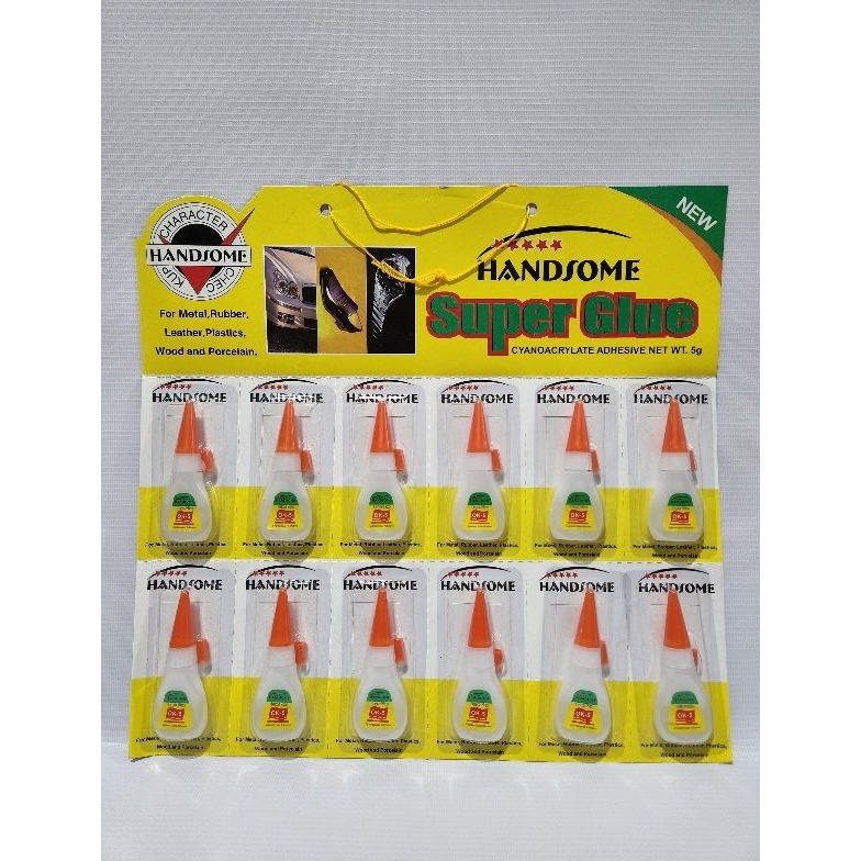 

Barang keren LEM SUPER GLUE HANDSOME BOTOL 12 PCS