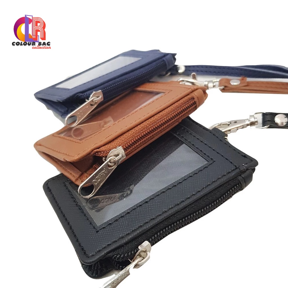 

Lariz manis Lanyard Resleting Name Tag WILLIA ID Card Holder Zipper ID Card Risleting