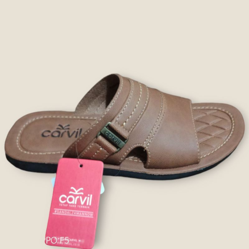 SANDAL SLOP CARVIL ORIGINAL/SANDAL SELOP CARVIL PRIA  ANTI SLIP DAN AWET