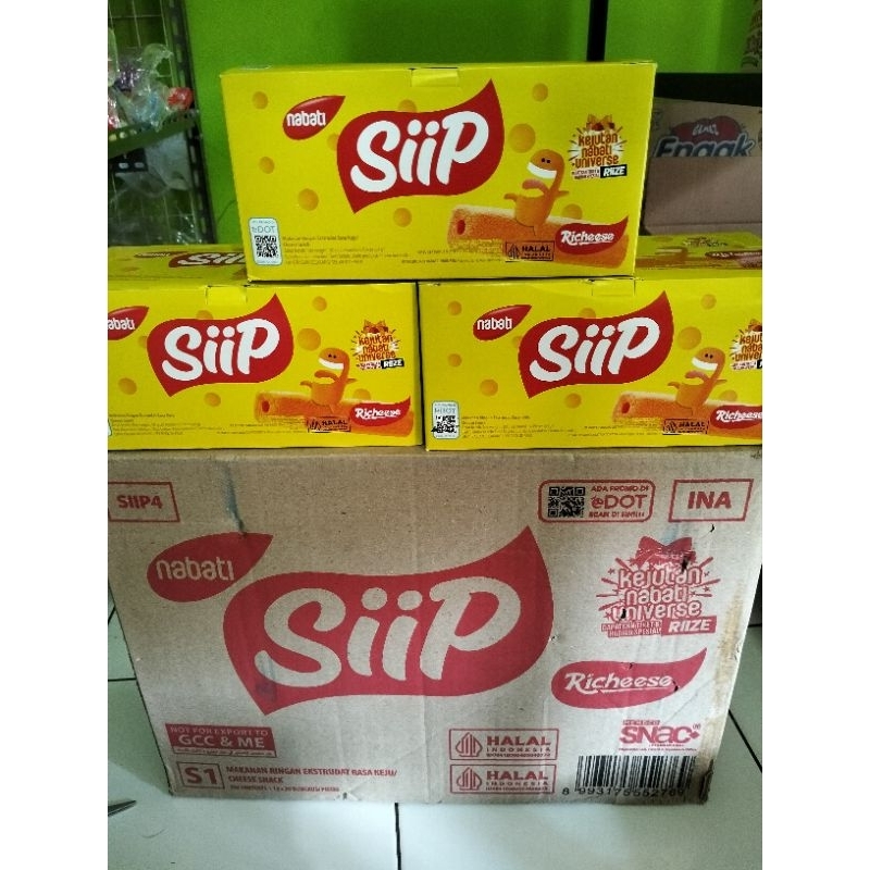 

Nabati SiiP 1 karton isi 12 box (1 box isi 20 pcs)