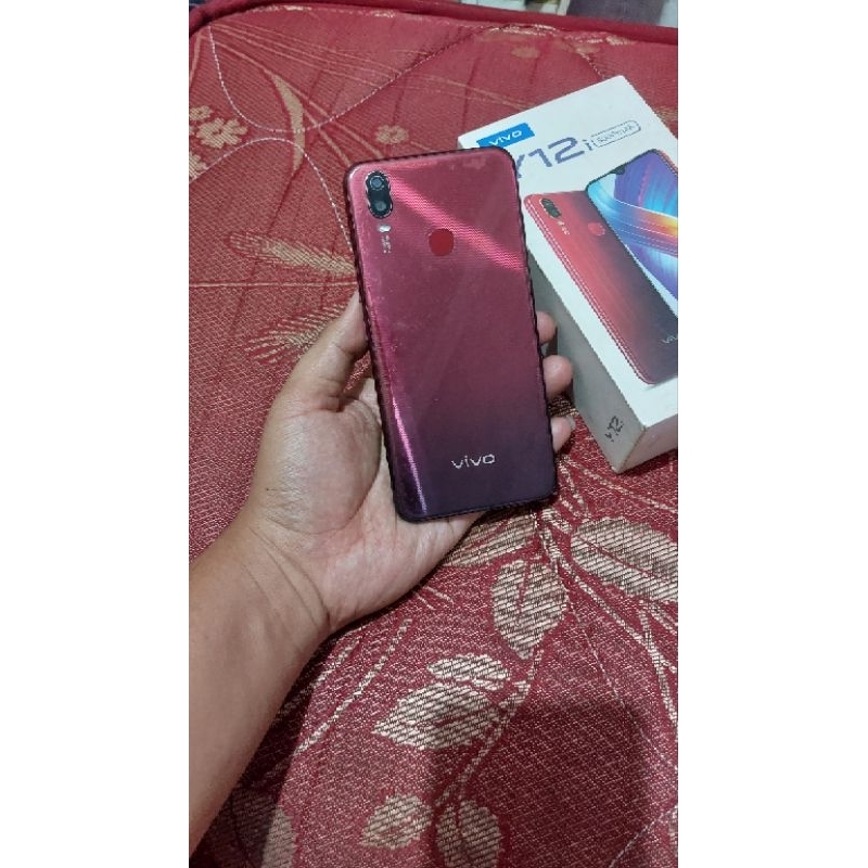 vivo y12i ram 3gb 32gb fulset lengkap garansi resmi normal smua hp bekas murah