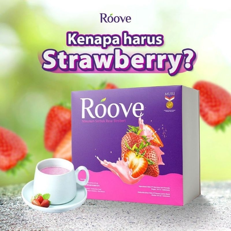 Roove Strawberry Collagen Drink