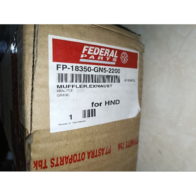 knalpot Astrea grand original merk federal