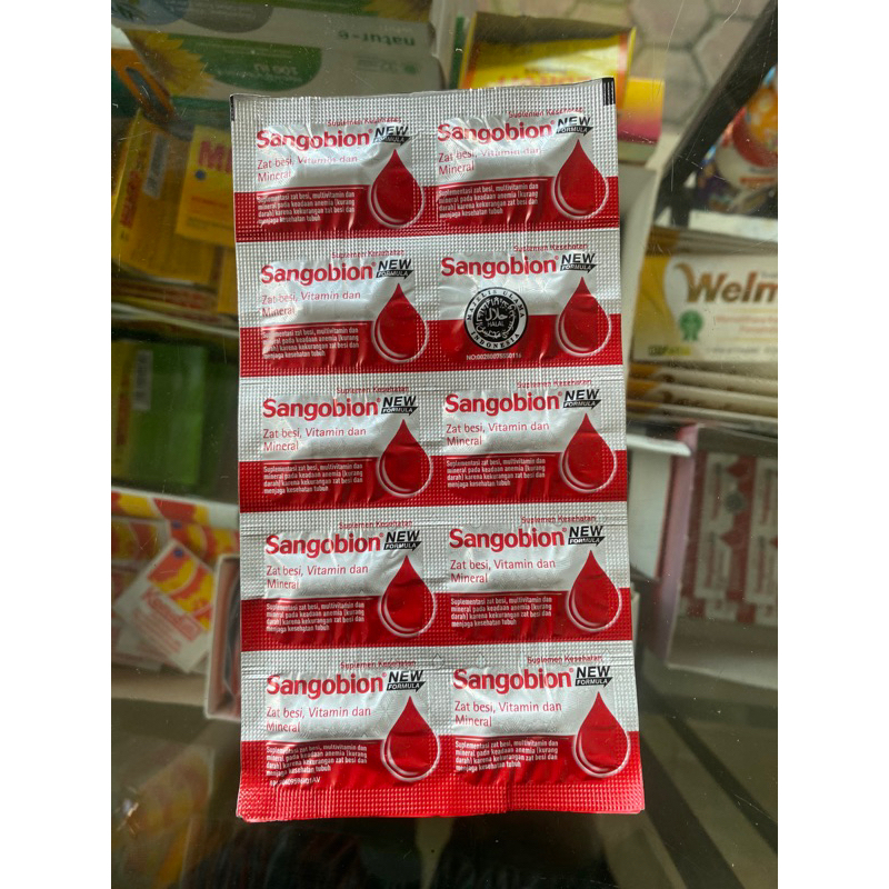 Sangobion kapsul (penambah darah)