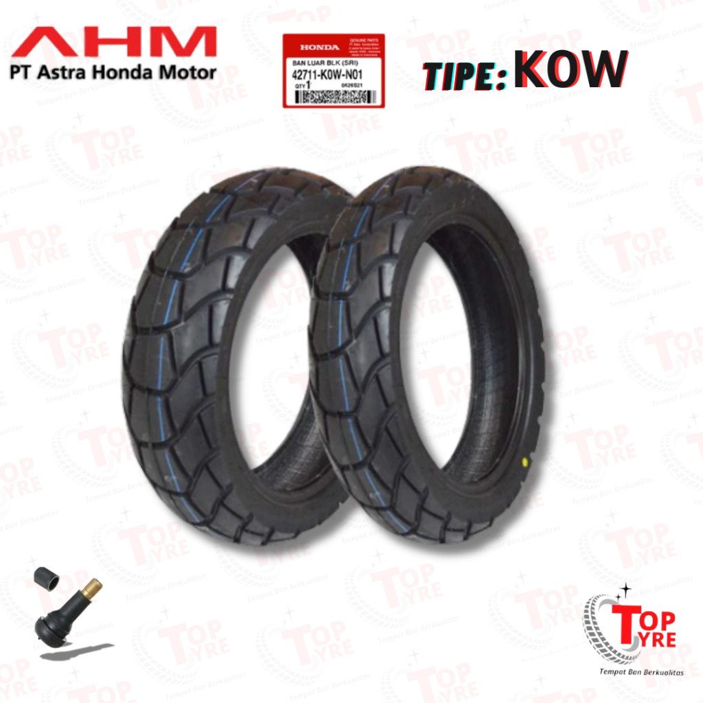 K0W-N01 Ban Depan / Belakang Tubeless 110/80 & 130/70 Ring 13 ADV 150 PCX 160 Federal AHM