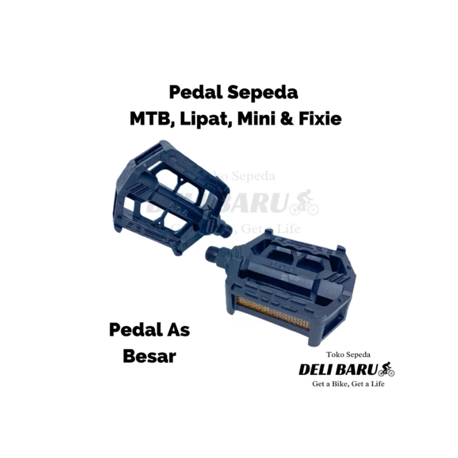 Pedal sepeda mini lipat MTB fixie roadbike as besar